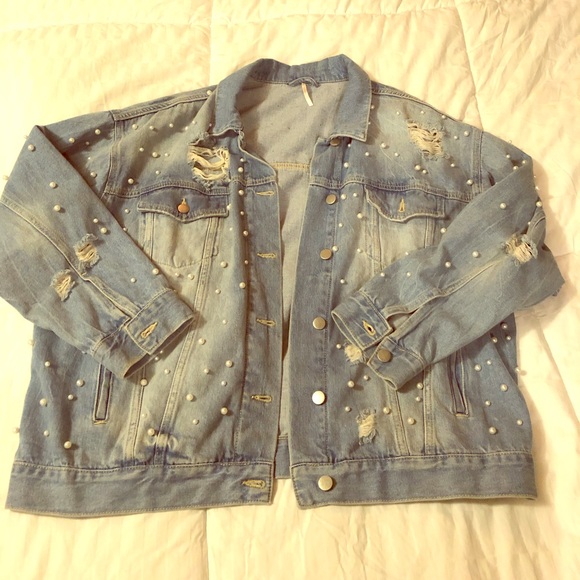 pearl denim jackets